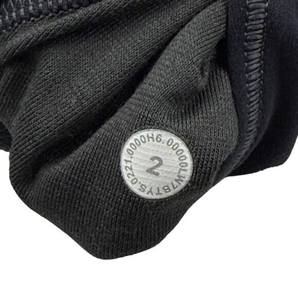 Lululemon Align Super High Rise Short *10" In Diamond Dye Pitch Grey Size 2 - Picture 6 of 6